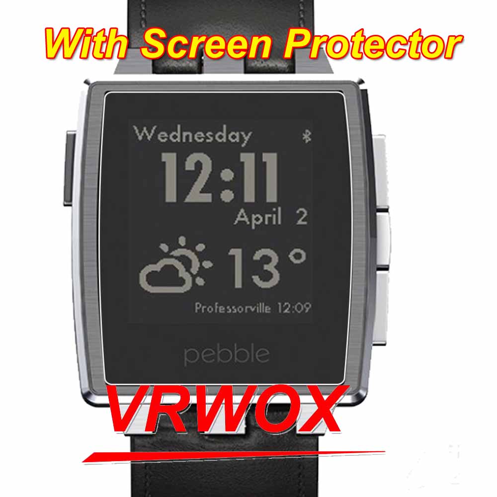 หน้าจอป้องกัน3Pcs สำหรับ Pebbl - Smartwatch Pebble Watches บทวิจารณ์และราคา