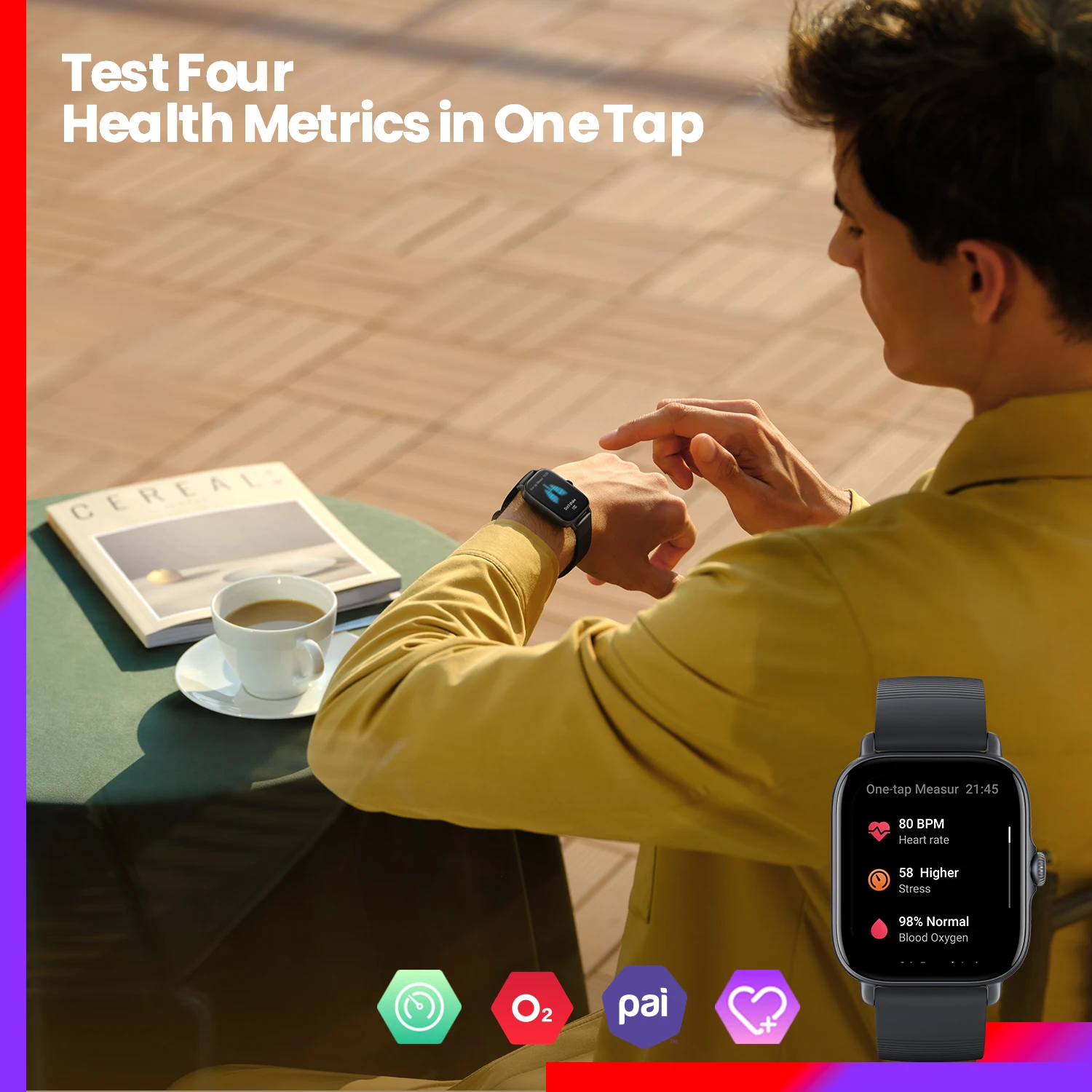 สมาร์ทวอทช์ Amazfit GTS 3 กันน - Smartwatch Timex Watches For Men บทวิจารณ์และราคา
