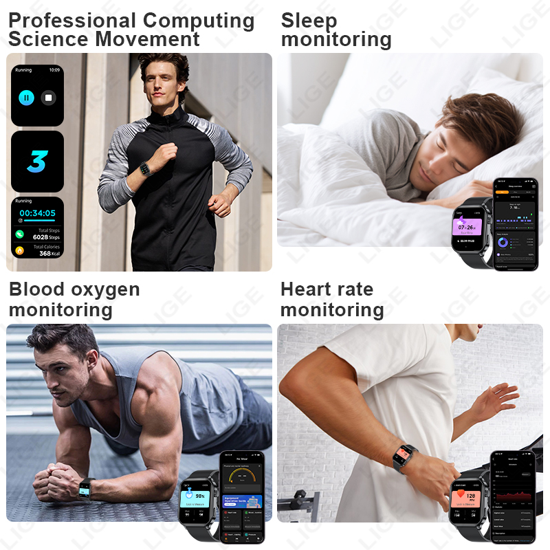 LIGE แบรนด์ดั้งเดิมสมาร์ทวอทช์ - Smartwatch Branded Watches For Women บทวิจารณ์และราคา