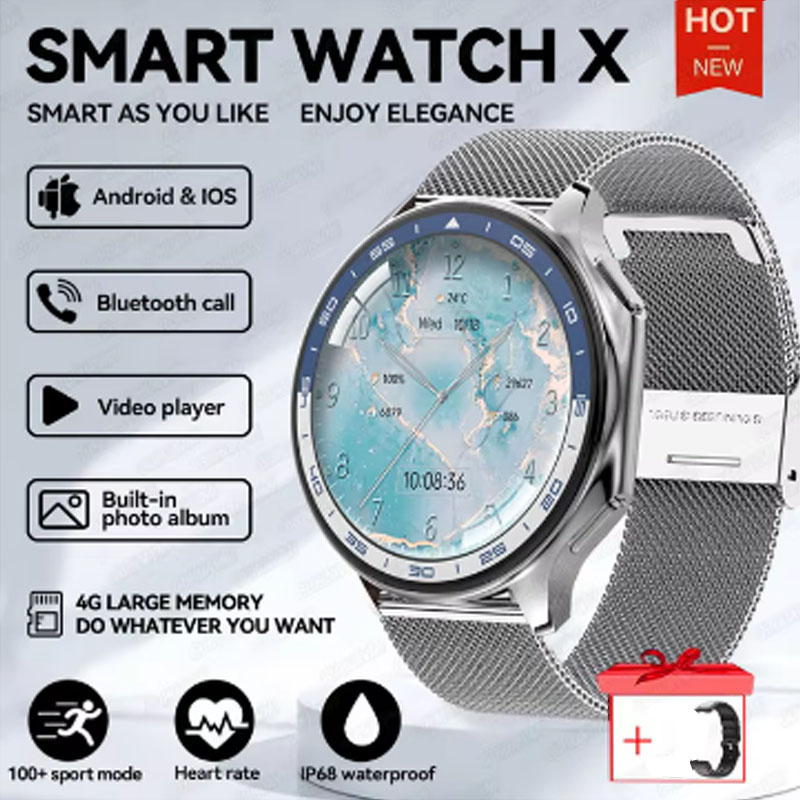 นาฬิกาข้อมืออัจฉริยะหน้าจอใหญ่ - Smartwatch Iphone Watch For Men บทวิจารณ์และราคา