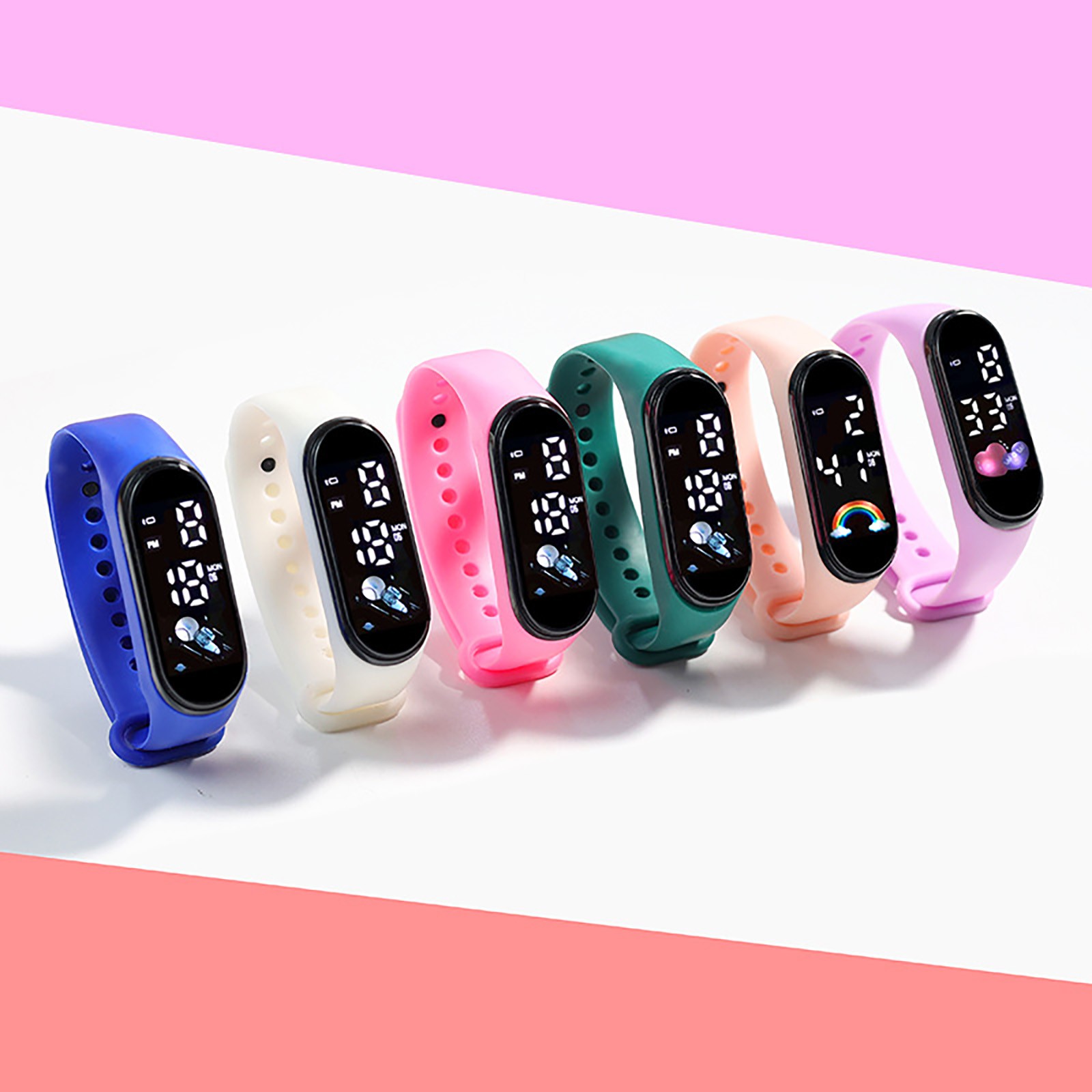 นาฬิกาข้อมือเด็ก ของขวัญวันเกิ - Smartwatch Digital Watches For Kid Girl บทวิจารณ์และราคา